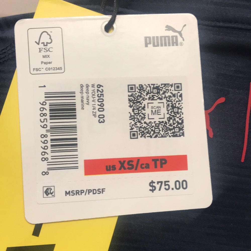 Puma Golf/Athletic/Athleisure 1/4 Zip Shirt, NWT! - Picture 9 of 13